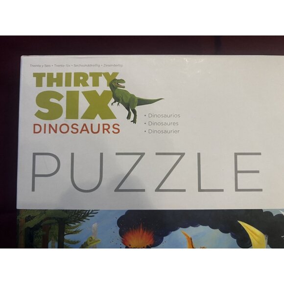 Thirty-Six Dinosaurs Puzzle, Crocodile Creek, 300 Pieces 20" x 27" Ages 8+ - Picture 3 of 9
